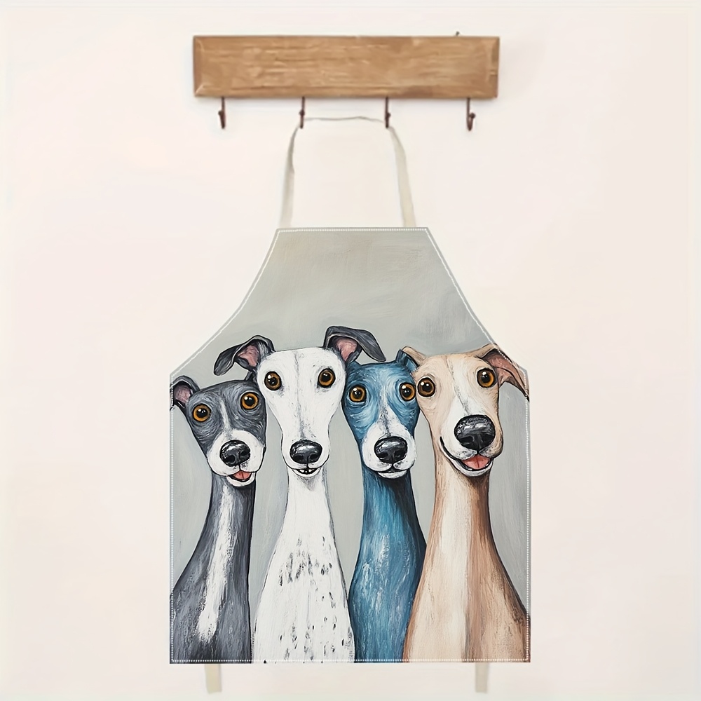 1pc Cute Greyhound Dog Art Apr – Kitchen Baking Area Ideas recenzja i cena