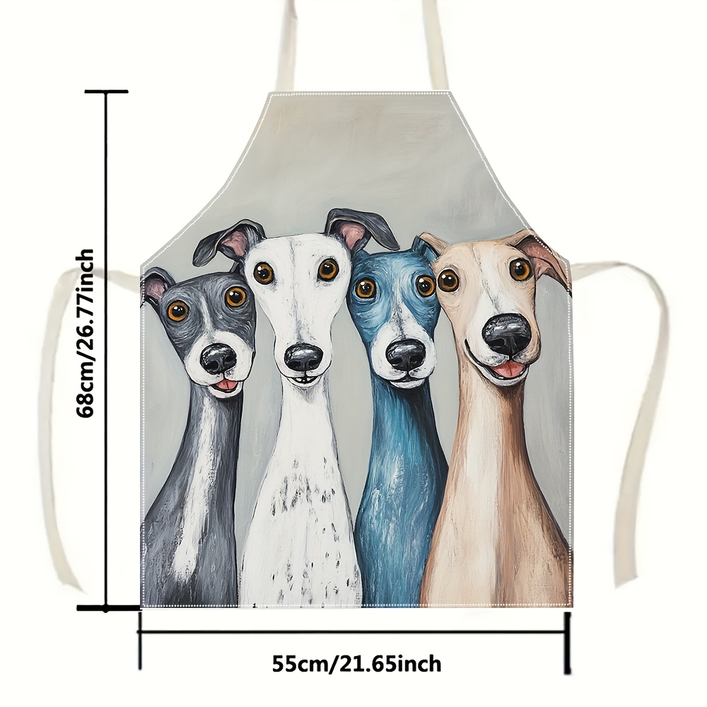 1pc Cute Greyhound Dog Art Apr – Kitchen Baking Area Ideas recenzja i cena