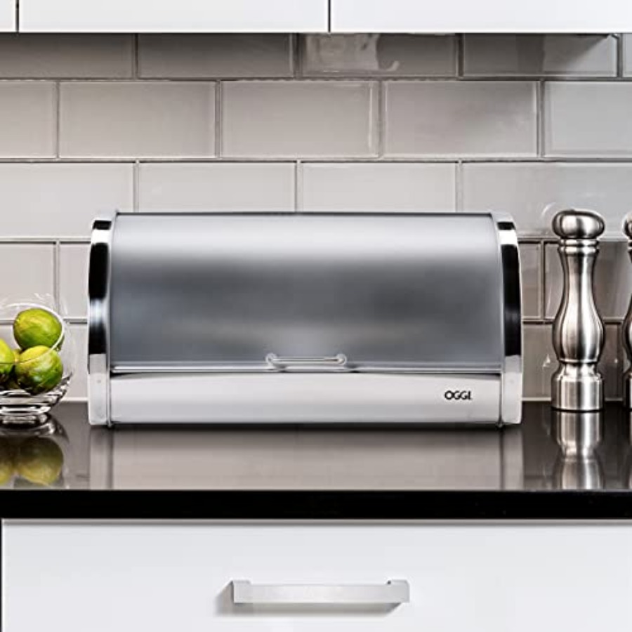 Steel Bread Box for Kitchen Co – Kitchen Baking Counter recenzja i cena