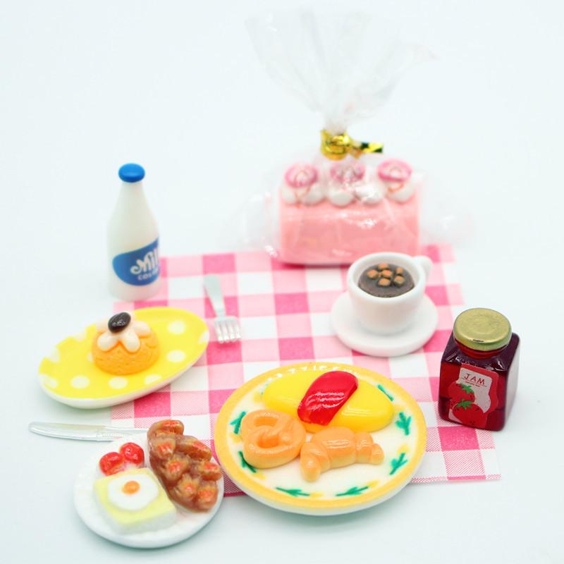 1Set Dollhouse Mini Breakfast  – Miniature Baking Kitchen recenzja i cena