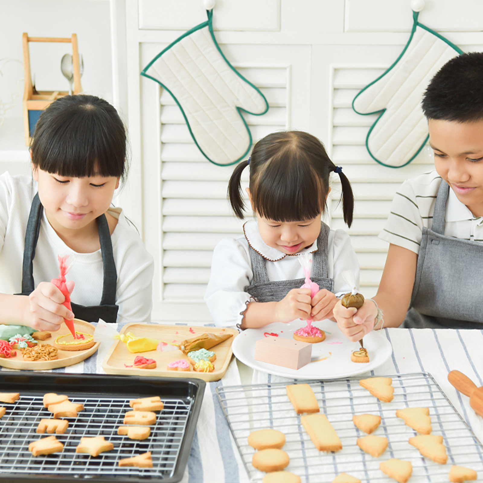 1Pcs Wood Flower Nail Base Stu – Kitchen Baking Area Ideas recenzja i cena