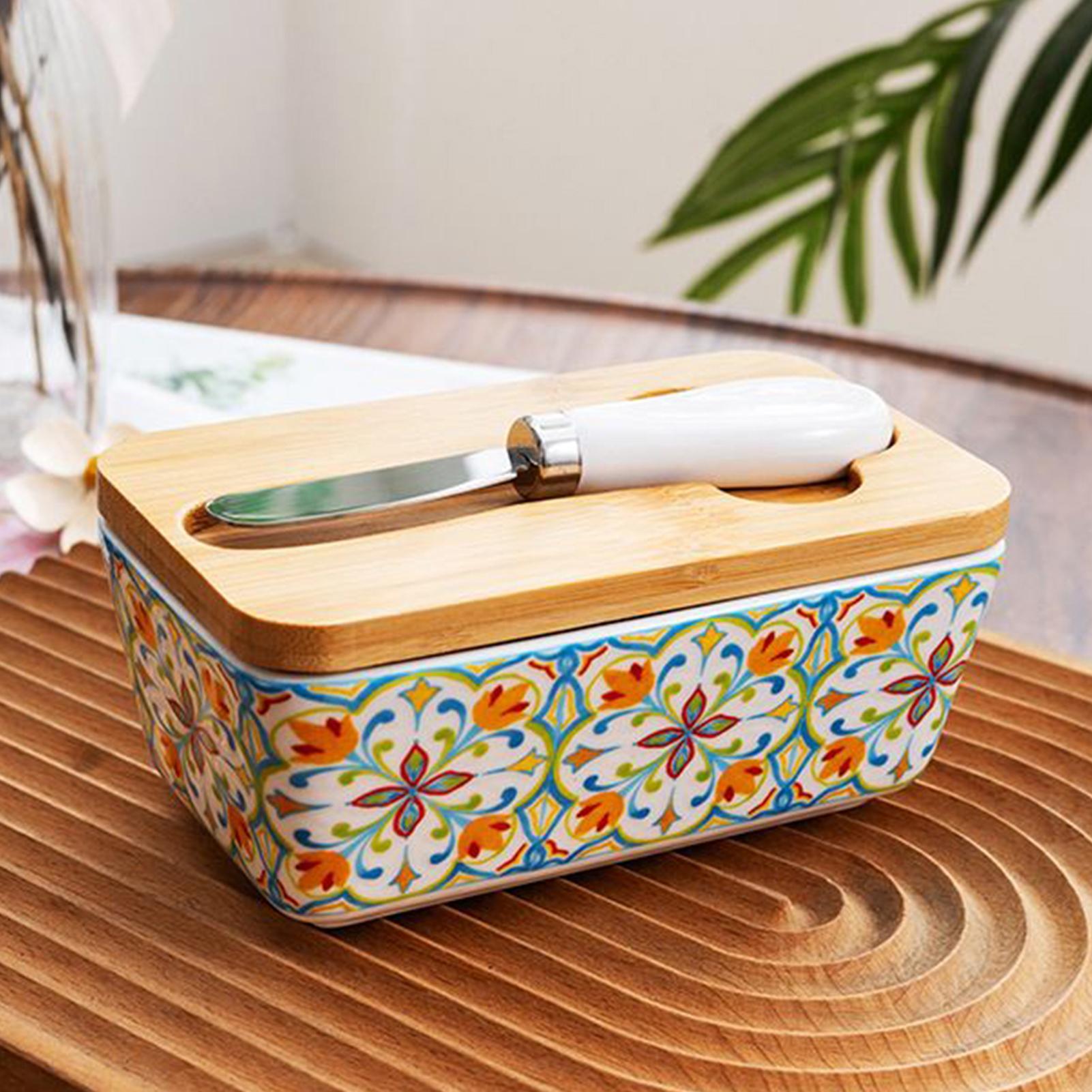 Butter Dish Ceramic Butter Con – Kitchen Baking Counter recenzja i cena
