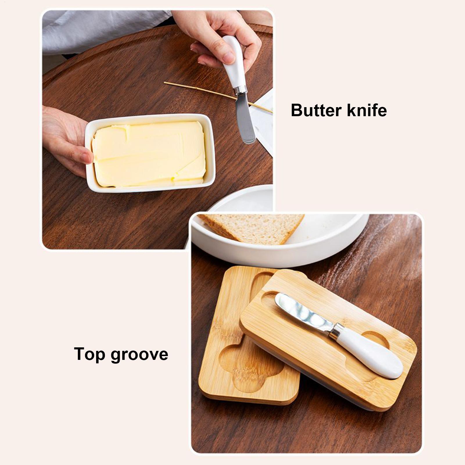Butter Dish Ceramic Butter Con – Kitchen Baking Counter recenzja i cena