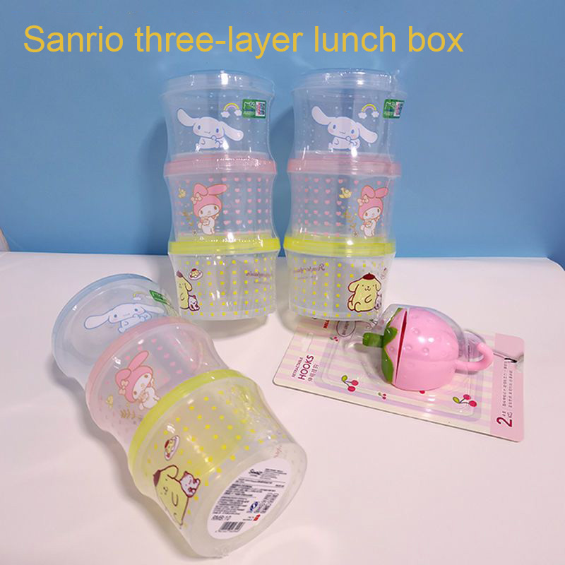 Kitty Bento Box Set 3 Pieces C – Kitchen Baking Tray Organizer recenzja i cena