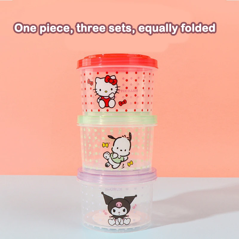 Kitty Bento Box Set 3 Pieces C – Kitchen Baking Tray Organizer recenzja i cena